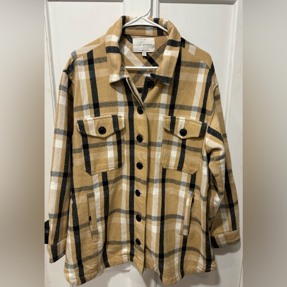 Lucky Brand Jackets & Blazers - Women’s Lucky Brand Plaid Oversized Shirt/Jacket